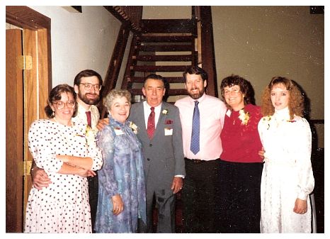 1988 - Gail, Garry, Bianca, Robert, Roger, Jean, Wendy (curly) - 40th Wedding Anniv.jpg